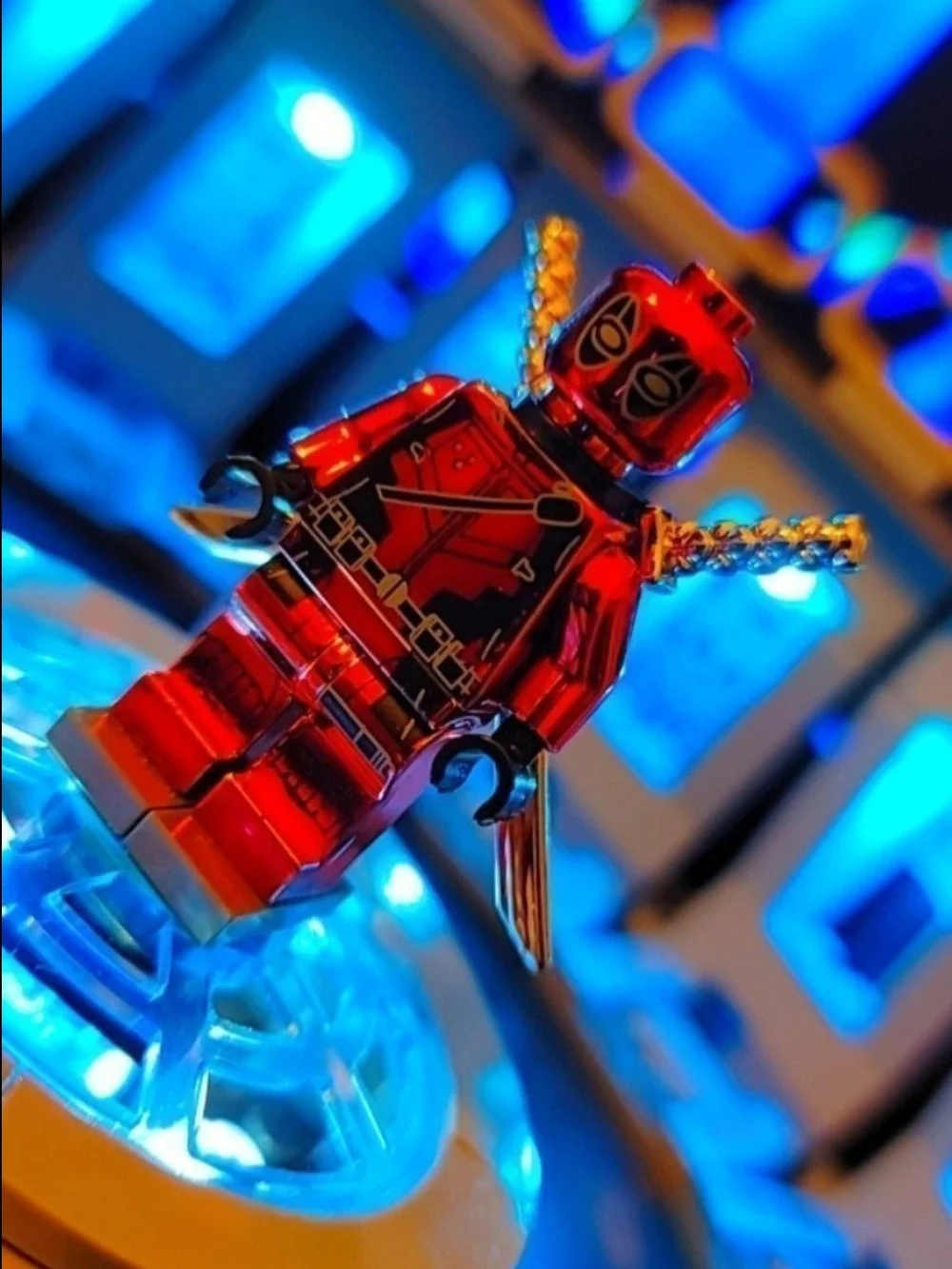 Deadpool Minifigure Lego Compatible